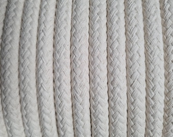 Makramee Baumwoll Seil 12mm natur für Regenbögen