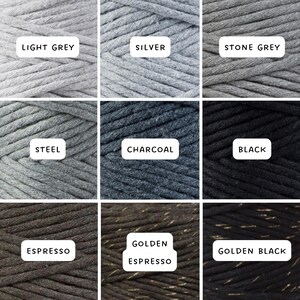 Bobbiny macrame yarn 3 mm single twisted sold by the meter 5 m / 10 m / 20 m / 100 m image 9