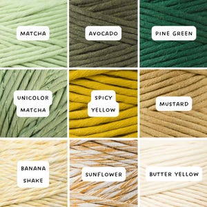 Bobbiny macrame yarn 3 mm single twisted sold by the meter 5 m / 10 m / 20 m / 100 m image 8