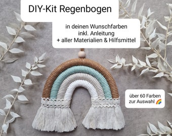 DIY Kit Regenbogen in deiner Wunschfarbe