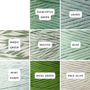 Bobbiny macrame yarn 3 mm single twisted sold by the meter 5 m / 10 m / 20 m / 100 m image 7