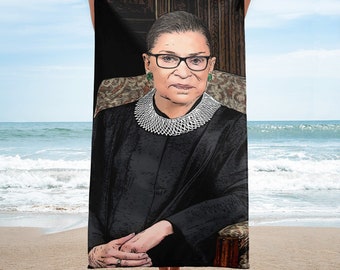 RBG- Ruth Bader Ginsburg - BeachTowel