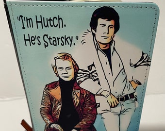 Starsky y Hutch- portada del diario de piel sintética