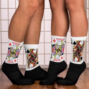 Calcetines de pinochle: regalo para jugadores de cartas