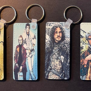 Keychain- Little Vivvy, Mozart, Krampus, Starsky and Hutch
