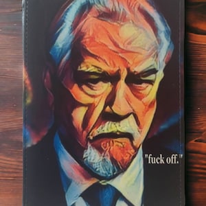 Logan Roy - Succession - faux leather journal cover