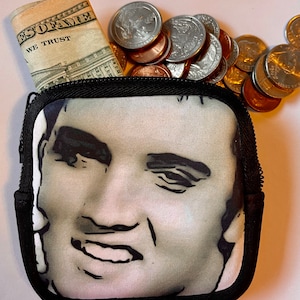 Young Elvis/ Fat Elvis coins purse