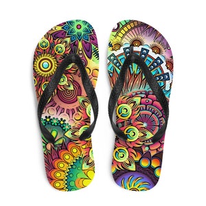 Psychedelische Flip-Flops