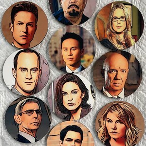 SVU-- set of 10 coasters