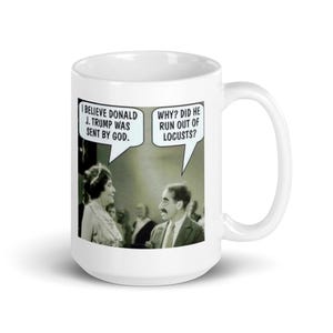 Groucho Marx mem White glossy mug