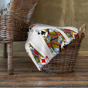 Pinochle Throw Blanket