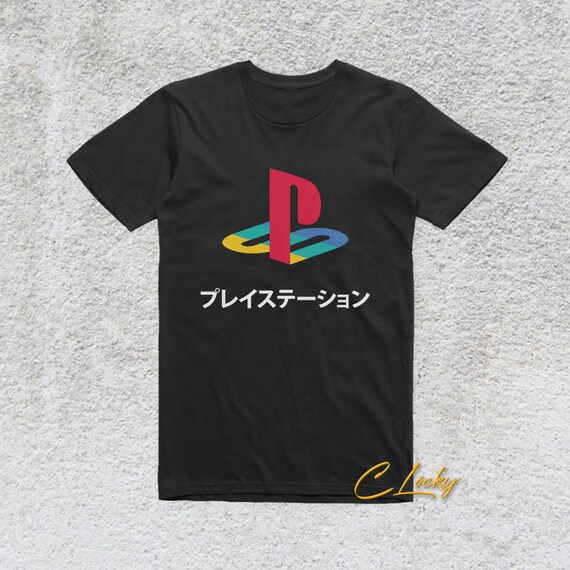 Playstation Japan T-shirt PS One Retro Video Game Console - Etsy