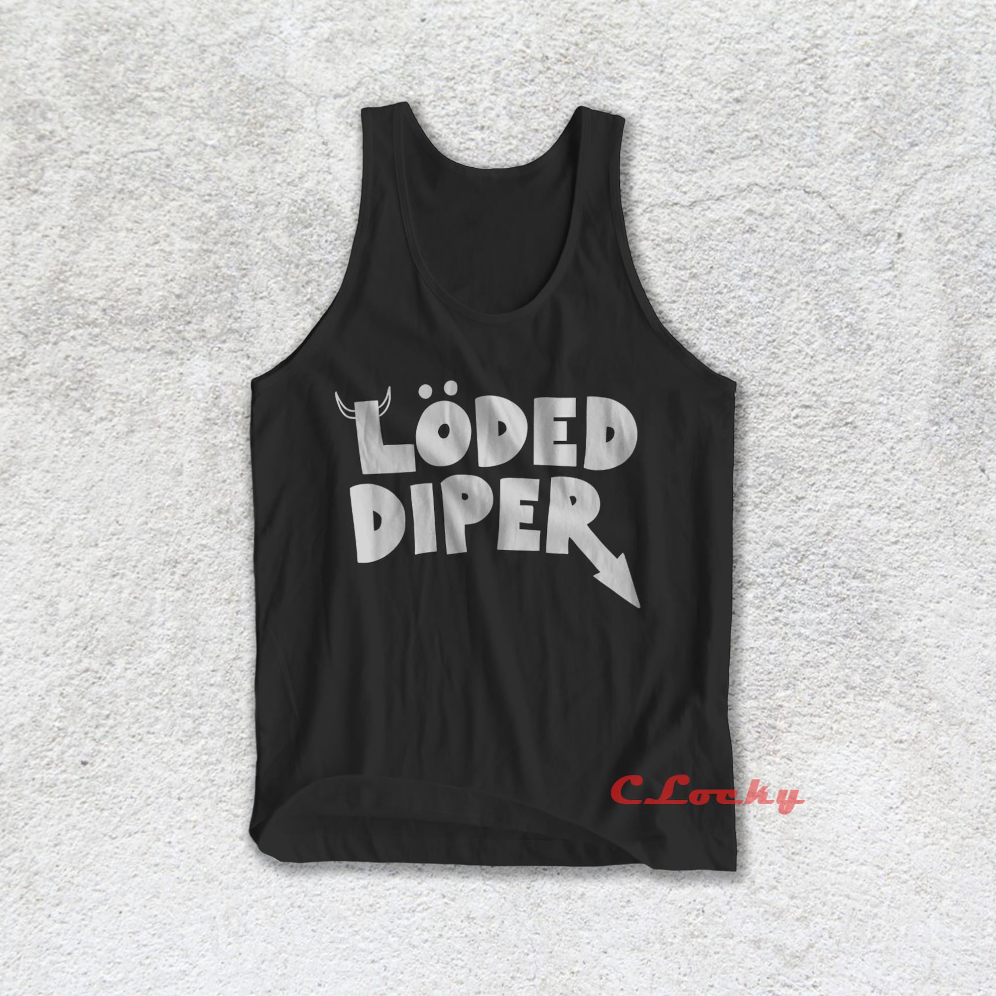 Discover Loded Diper Tank Top Rock Band Rodrick Heffley Diary of a Wimpy Kid Lded Diper Tank Top