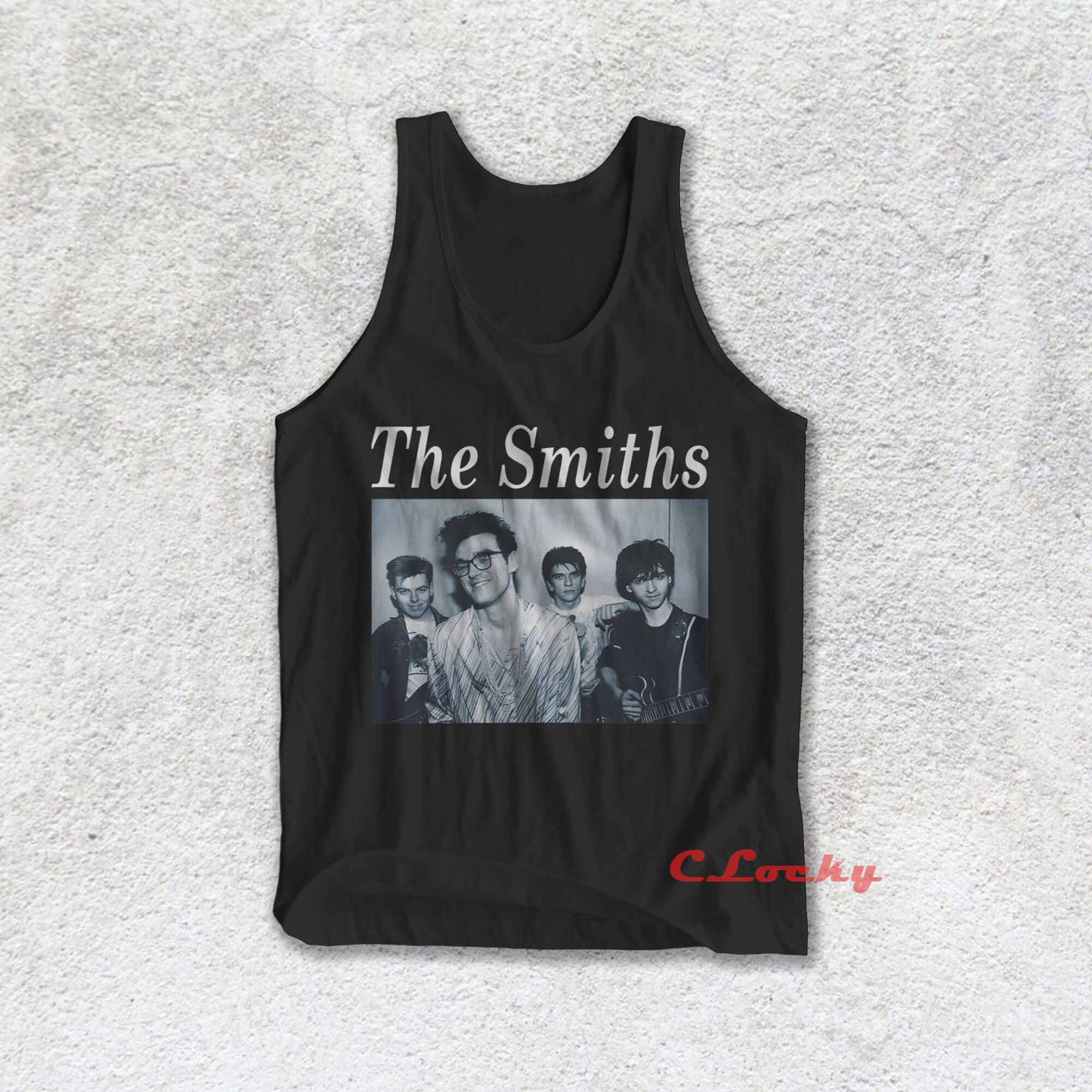 The Smiths Tank Top English Rock Indie Rock Post Punk Morrissey Music Band Tank top