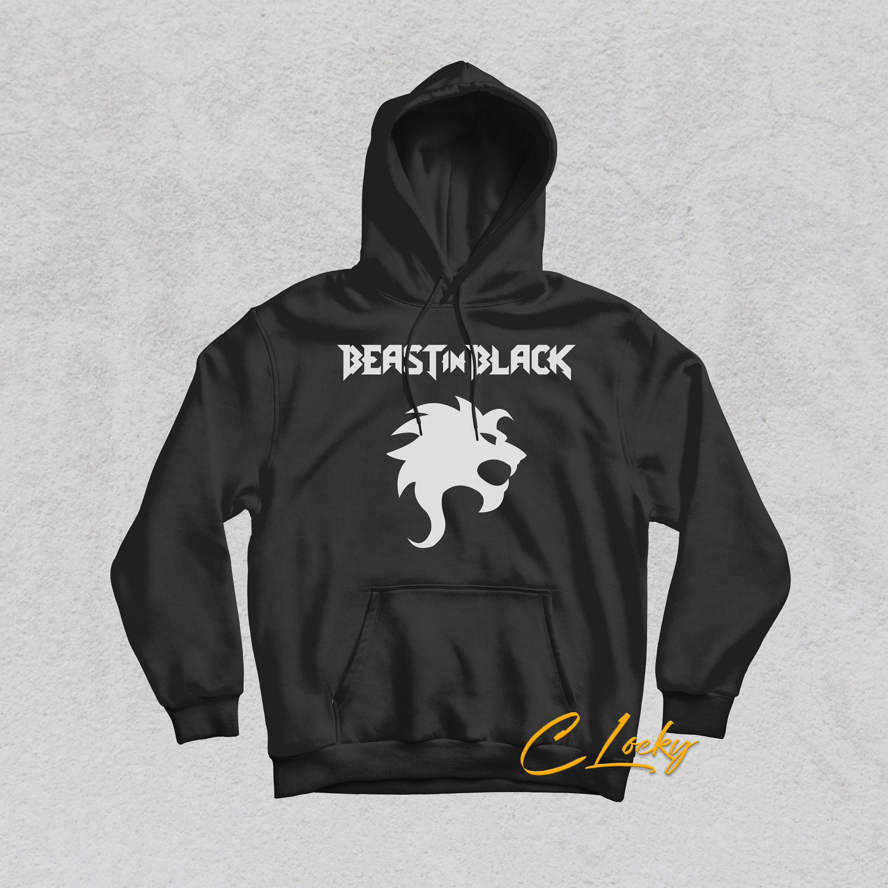 Beast In Black UK Tour 2023 Hoodie, Beast In Black Band Shirt, Dark ...