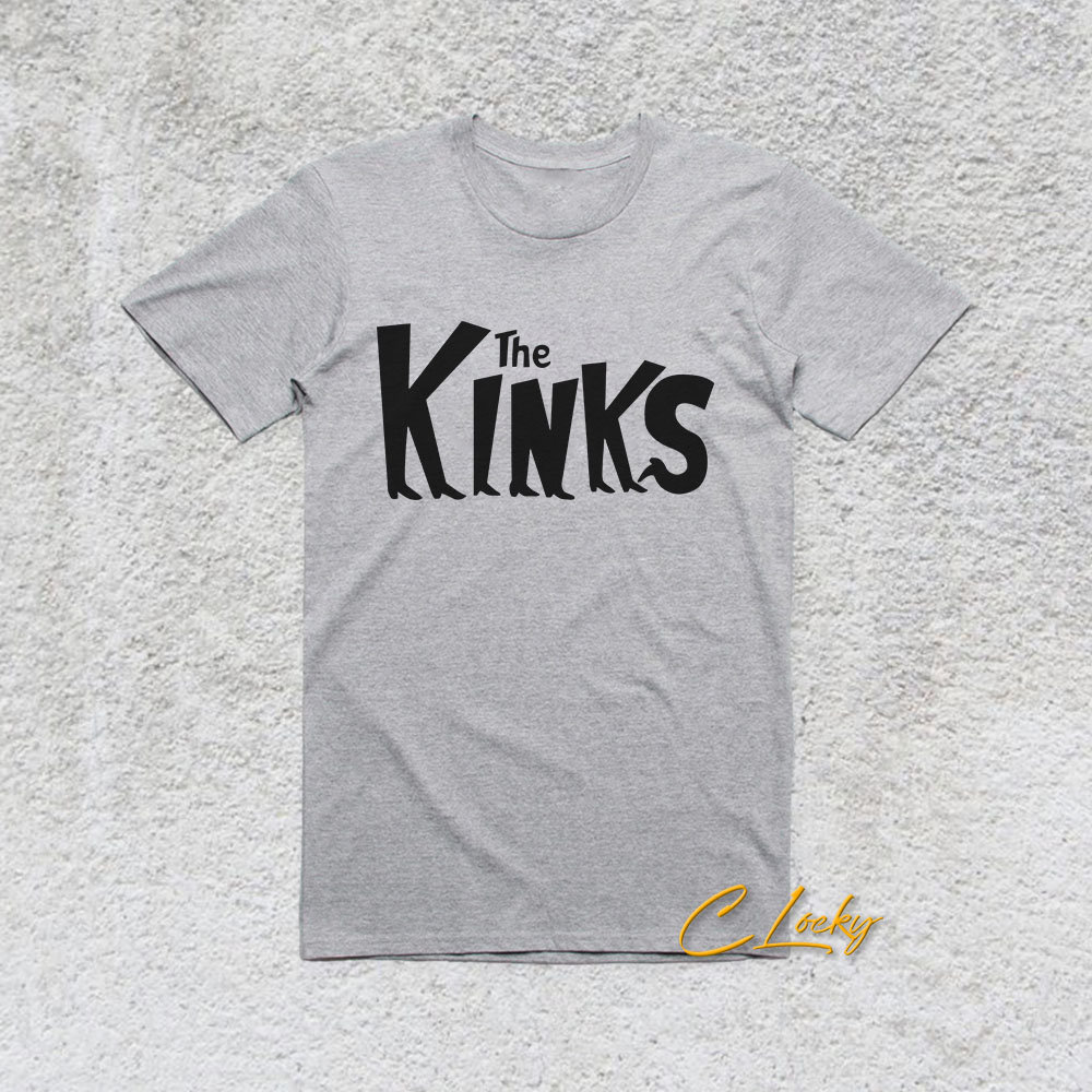 Discover The Kinks T-Shirt English Rock Blues Music Band Ray Davies Dave Davies Black White Sport Grey Gildan T-shirt S-2XL