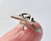 Vintage Solid Silver Cannon Charm Necklace Pendant Bracelet Field Gun Mortar Artillery Gunnery Mens Retro Womens Charms Jewellery Jewelry