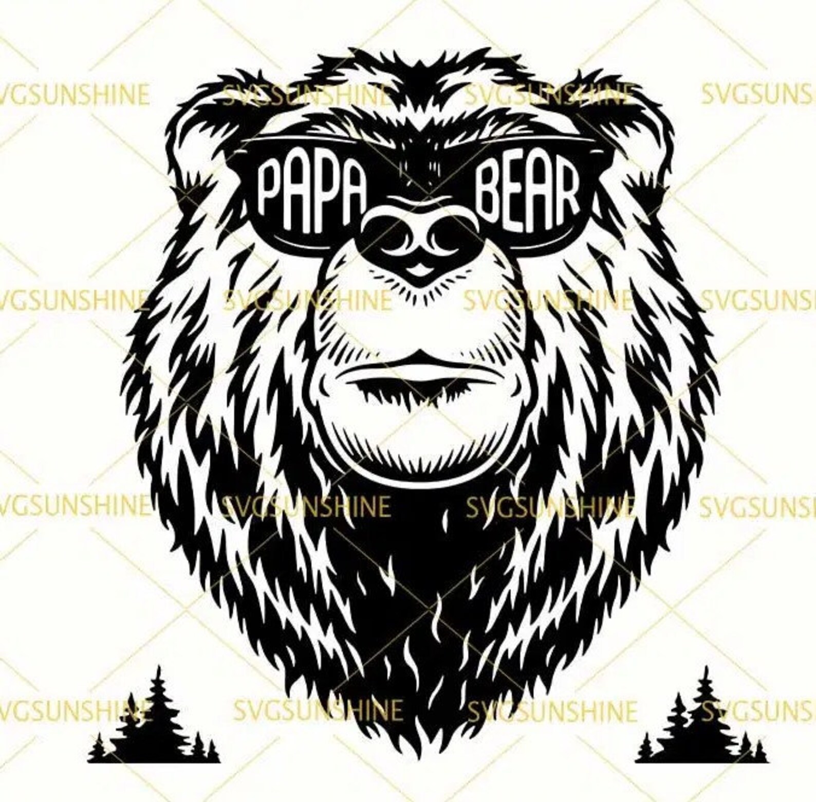 Free Free Papa Bear Sunglasses Svg 119 SVG PNG EPS DXF File
