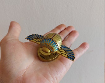 Moon Knight Scarab Compass - floating - painted