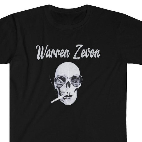 Warren Zevon Skull Tee