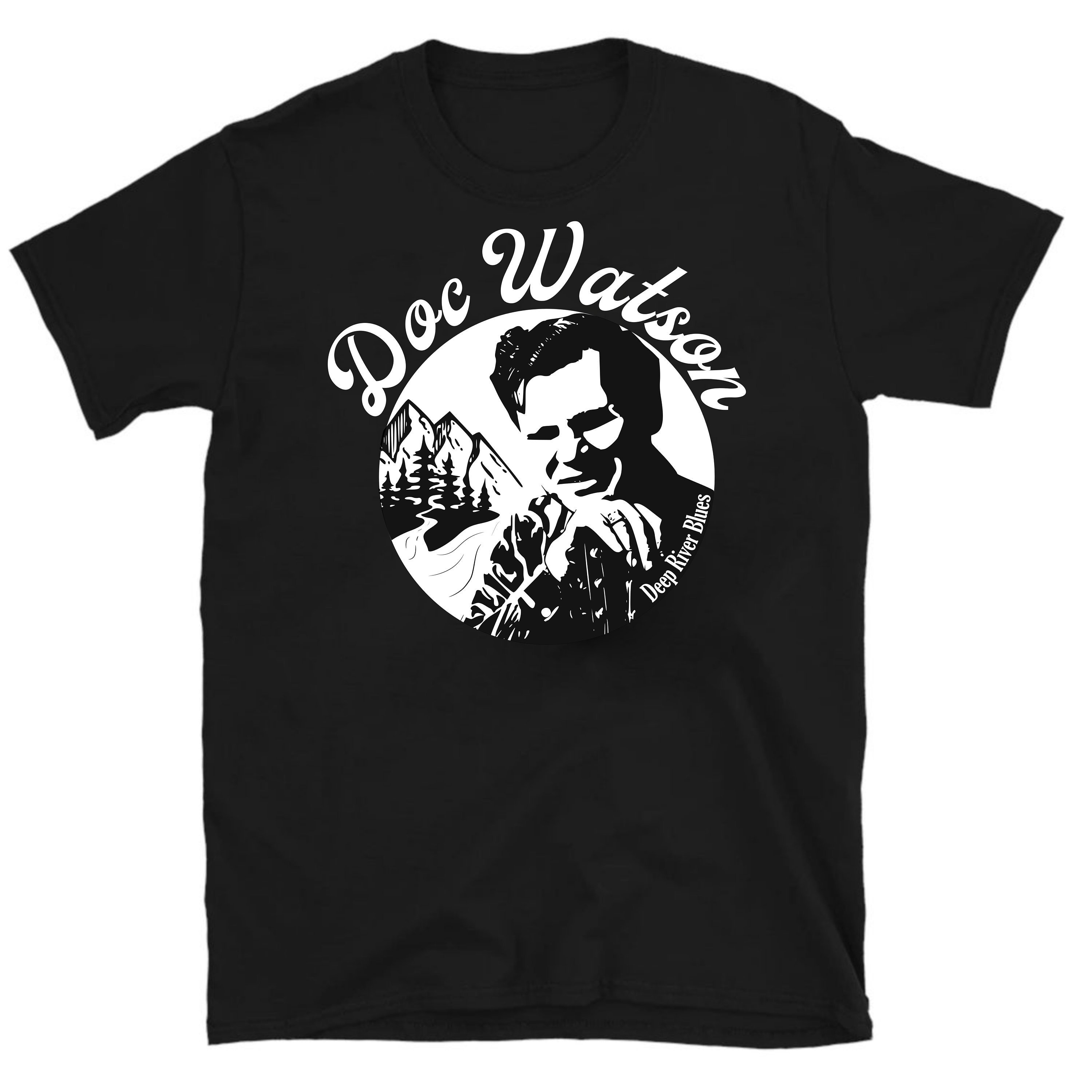 Doc Watson Deep River Blues Tee - Etsy