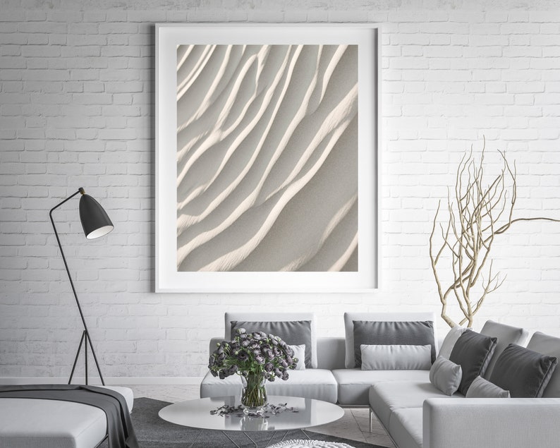 Sand Ripples Print, Coastal Print, Coastal Wall Art, Beach Print, Wall ...