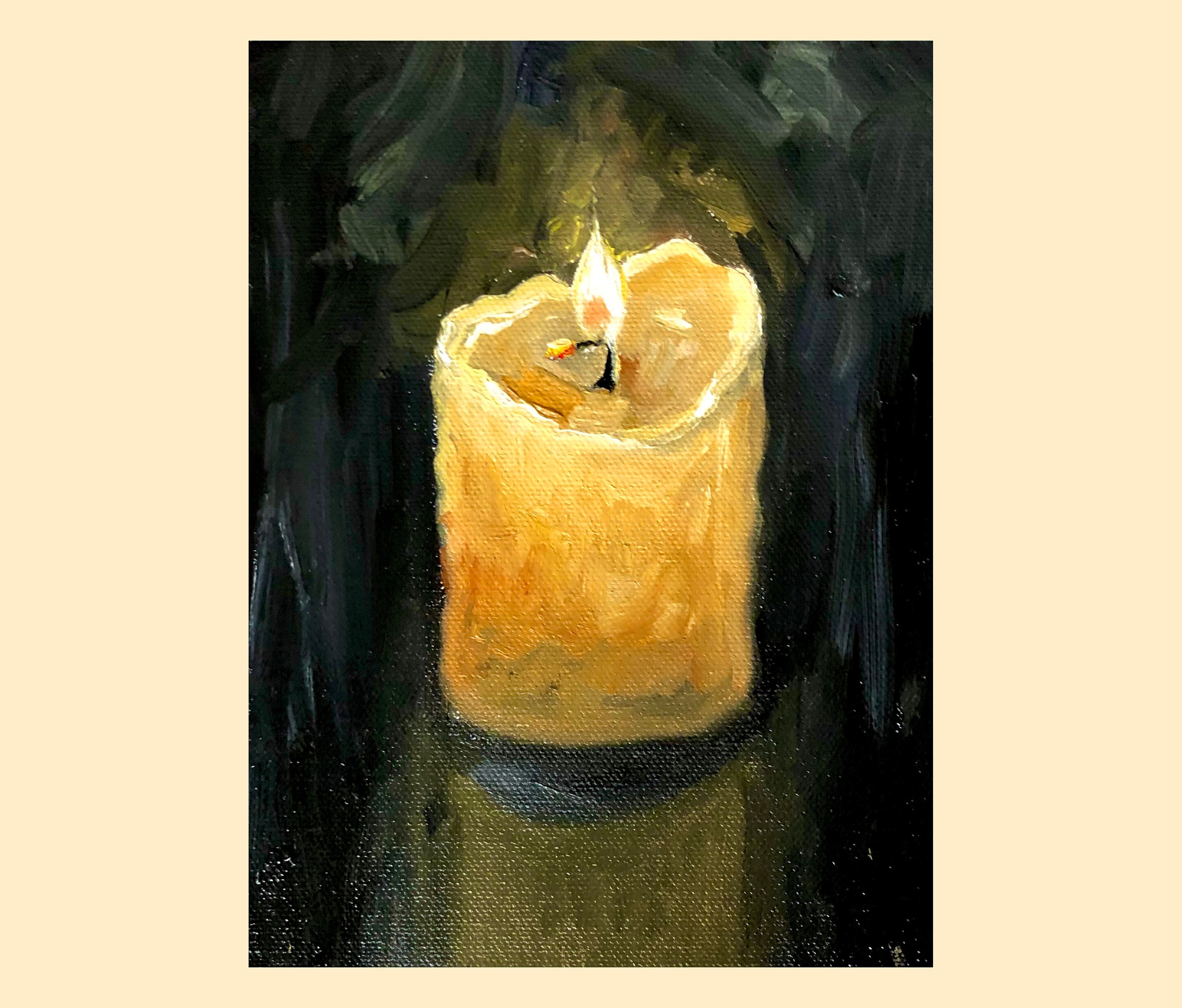 Paint a candle - process by Olgola on DeviantArt