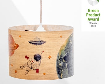 Ceiling lamp children&#39;s room handmade lampshade space Christmas gift for children