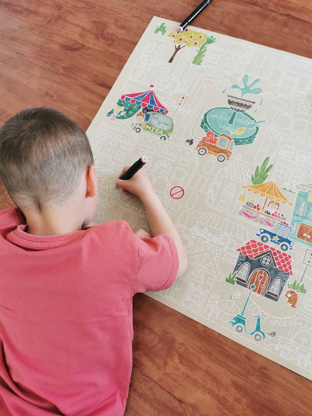  Giant Coloring Poster Ausmalbild Large Kids Coloring Poster Extra Large Motiv 