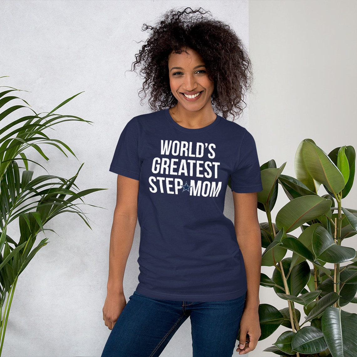 Worlds Greatest Stepmom T Shirt Dallas T Shirt Etsy