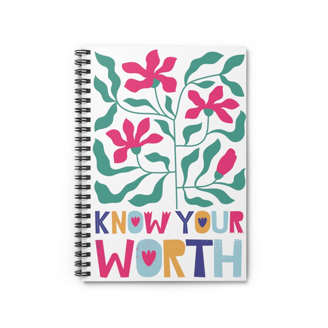Spiral Notebook Ruled Line - Etsy