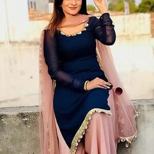 indian patiala suit set punjabi salwar kameez readymade custom made dress suits dupatta indian women dresses shalwar upto plus size