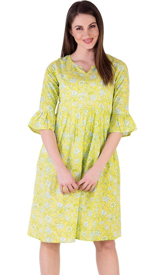 Indian Cotton Tunic Dress for Women for 