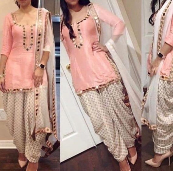 Pranjul Pure Cotton Fully Stitched Printed Patiala Salwar Suit Set For  Women | Stylish & Trendy Straight Patiyala Suit Set-(Khakhi, PF_2268_3XL) :  Amazon.in: Fashion