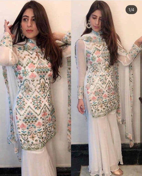 Sharara Suit Set for Women Designer Lehenga Wedding Heavy Lehenga