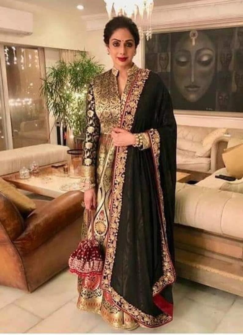anarkali suit with lehenga