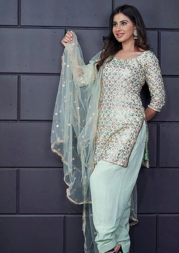 Printed Casual Wear Readymade Patiala Salwar Suit at Rs 290/piece in  Ahmedabad