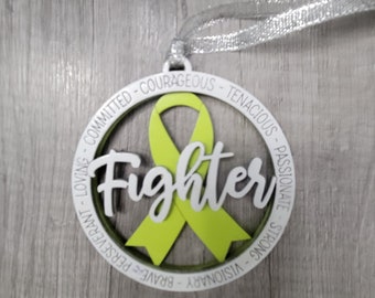 Lymphoma cancer survivor christmas ornament, lymphoma cancer xmas ornament gift, lymphoma cancer tree ornament,custom lymphoma survivor gift