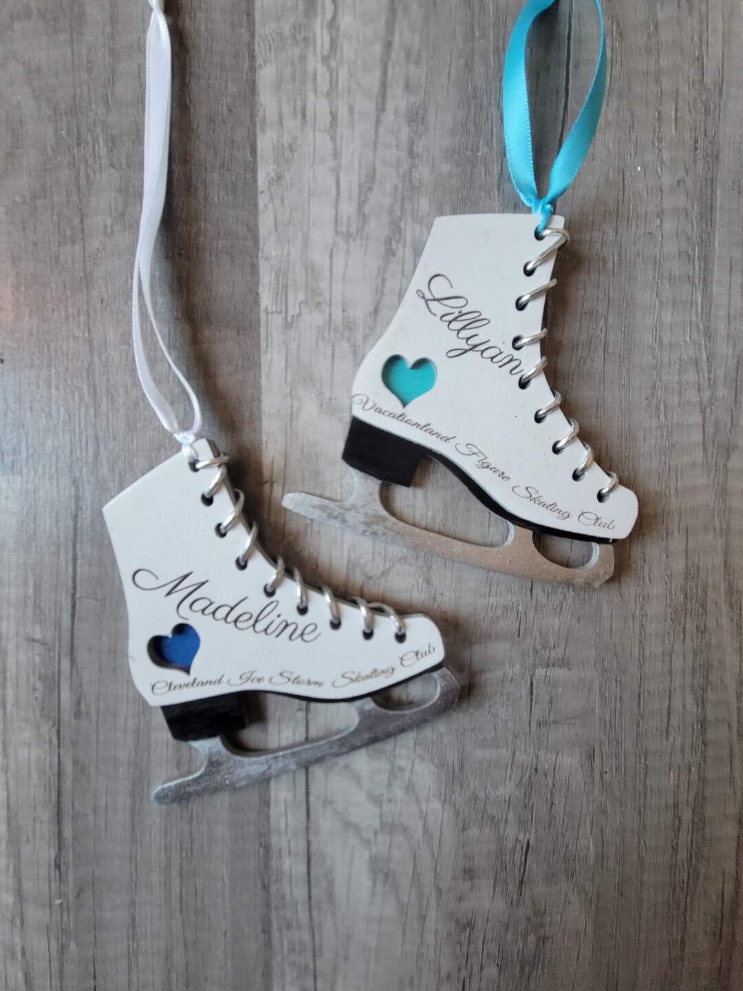 Custom Figure Skating Ornament, Custom Figure Skating Christmas