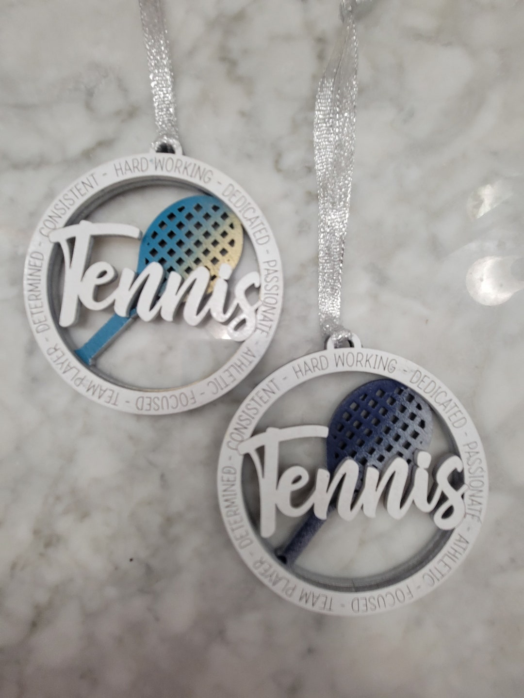 Custom Tennis Christmas Ornament, Custom Tennis Christmas Gift, Custom