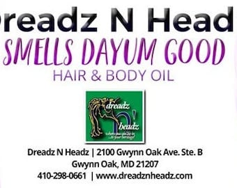 Smells Dayum Good  Hair & Body Oil - 100% Vegan All Natural