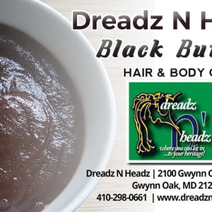 Black Butter Hair & Body Oil - 100% Vegan All Natural