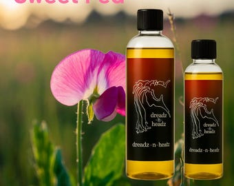 Sweet Pea Dreadz-N-Headz Hair & Body Oil - 100% Vegan. Handcrafted Moisture from Scalp to Sole