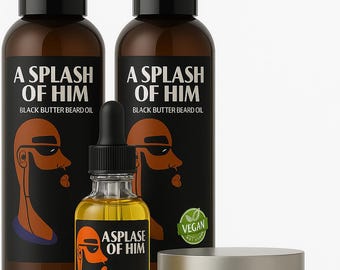 Handmade Vegan Beard Grooming Kit – Organic, Softens & Moisturizes