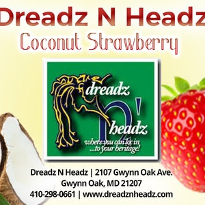 Coconut Strawberry Hair & Body Oil - 100% Vegan All Natural
