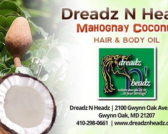 Mahogany Coconut Hair & Body Oil