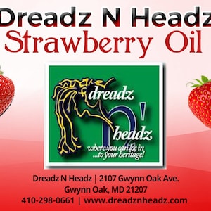 Strawberry Hair & Body Oil - 100% Vegan All Natural