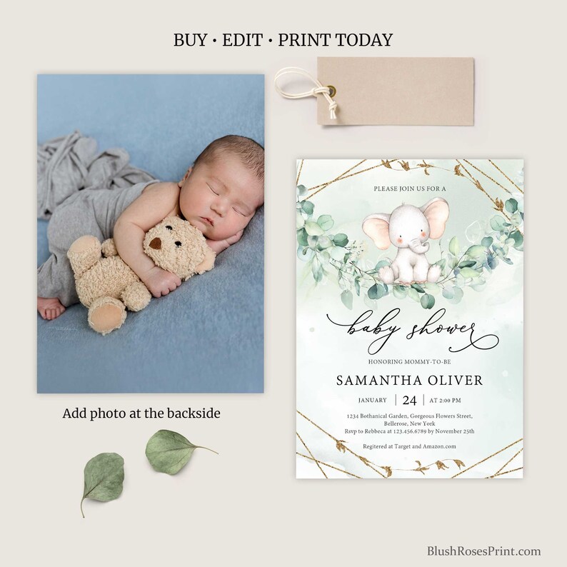 Editable Baby Shower Invitation INSTANT DOWNLOAD TEMPLETT Etsy