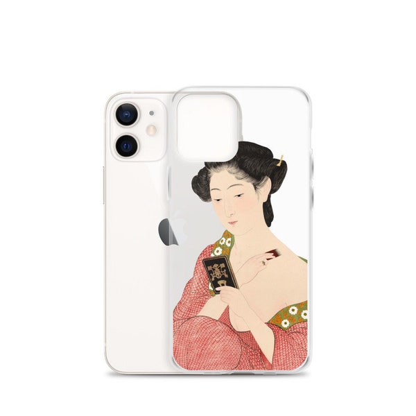 Ukiyo-e iPhone Case, Asian Art iPhone Case, Geisha iPhone Case, woodblock, iPhone 15 case, iPhone 15 Pro case