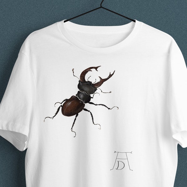 Albrecht Durer Unisex T-Shirt, Stag Beetle Shirt, Insect Shirt, Bug shirt, Entomology shirt